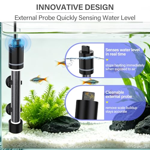 side view of hygger ECO Precise heater