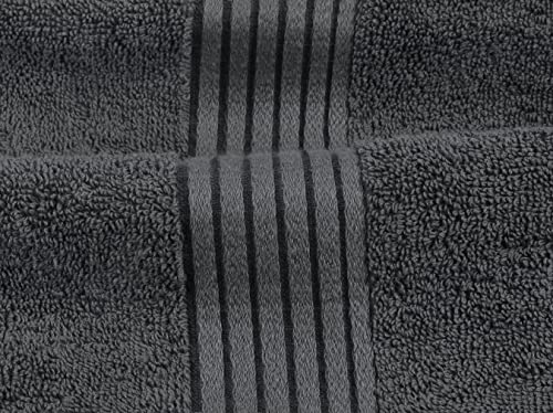 Two hand towels in grey