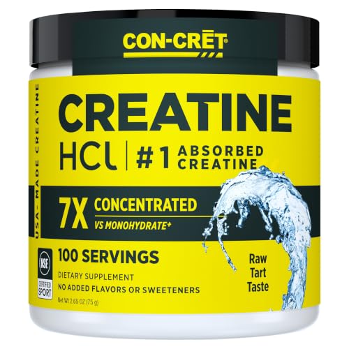CON-CRET Creatine HCl Powder tub