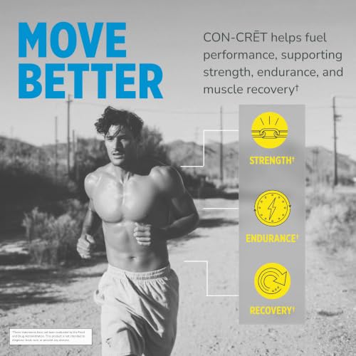 CON-CRET Creatine 100 servings label