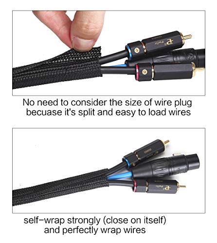 Split design of the Alex Tech wire loom tubing
