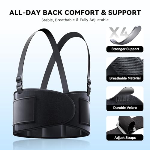 Adjustable suspender detail on SOLOEVER brace