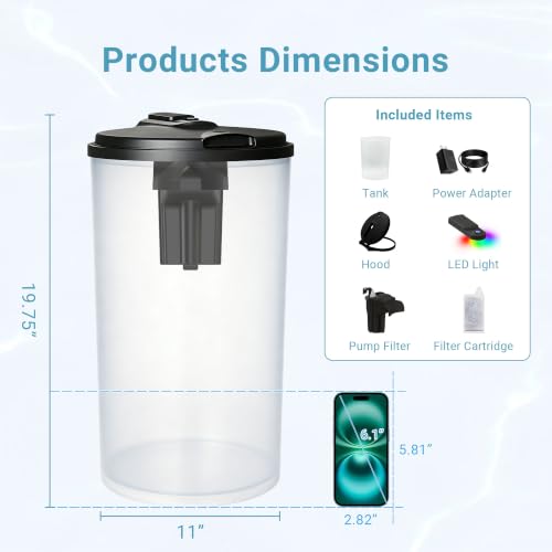 Complete 4-piece aquarium set