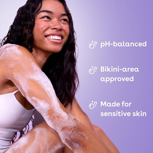 Creamy texture of eos body wash