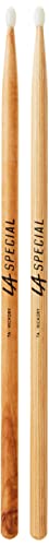 Close up of 7A hickory drumstick nylon tip