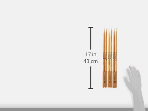 Natural finish ProMark 7A hickory drumsticks