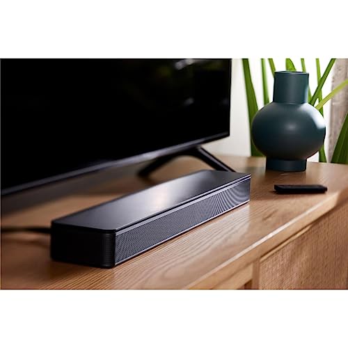Bose TV Speaker side profile with remote