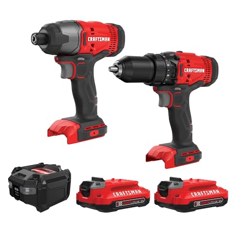CRAFTSMAN V20 MAX Drill and Impact Driver set