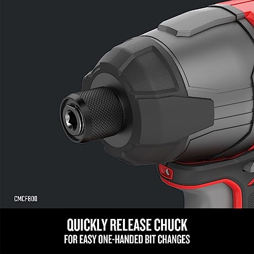 Close up of drill and impact driver heads