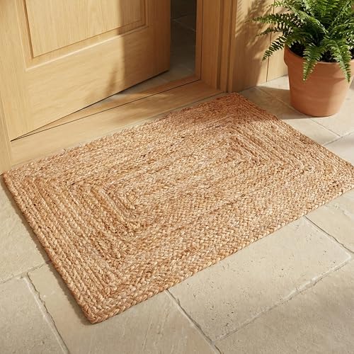 Braided Texture Jute Area Rug 2x3 Feet