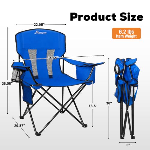 Romswi chair side profile with cup holder