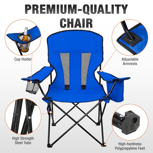 Romswi folding chair setup view