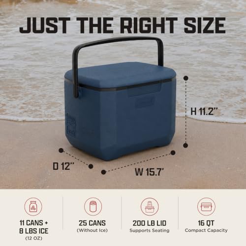 Coleman Sapphire portable cooler with bail handle