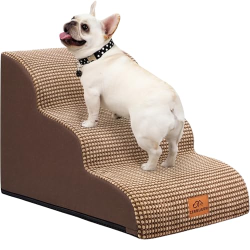 Zerbuger 3-step coffee dog ramp side view