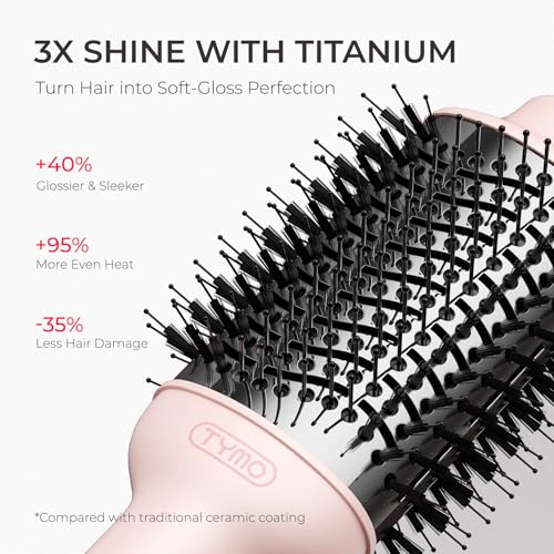 TYMO blow dryer brush barrel side view