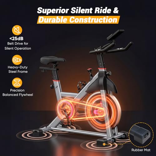 Low noise stationary bike