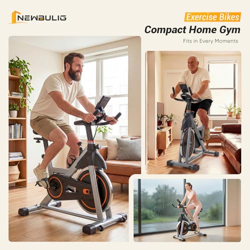 Heavy-duty steel frame exercise bike