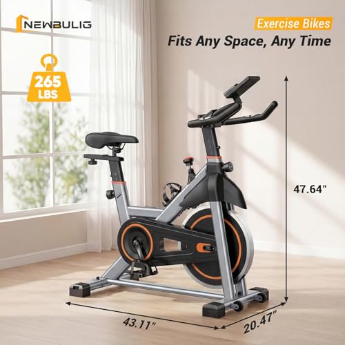 Portable exercise bike with transport wheels