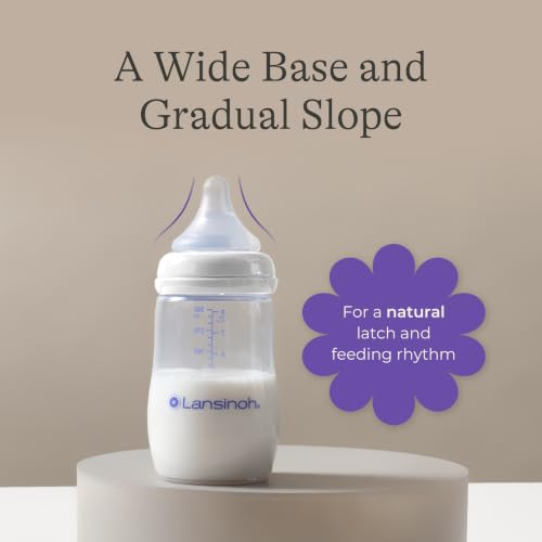 Lansinoh bottle side view 8 ounce capacity