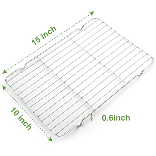 Stainless steel baking rack wire pattern