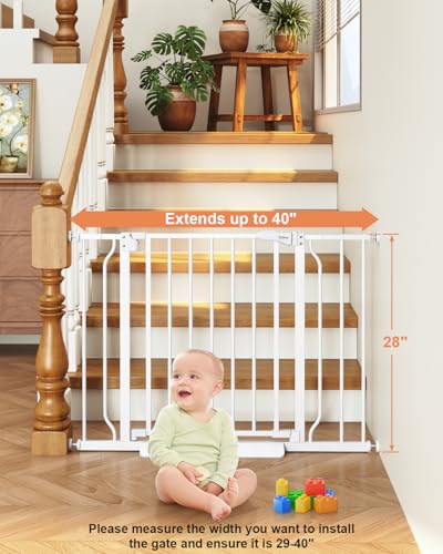 Cideny safety gate dual-lock mechanism