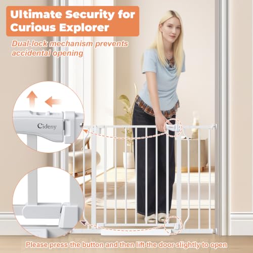 Cideny baby gate anti-stumble pedal