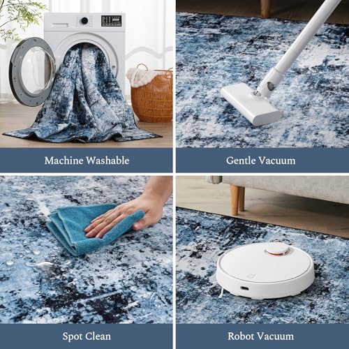 Rugflix washable rug edge detail