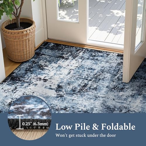Non-slip backing of the Rugflix 8x10 rug