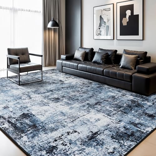 Rugflix abstract rug home office placement