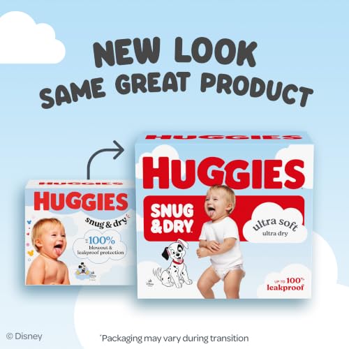 Huggies Snug & Dry 44 count packaging