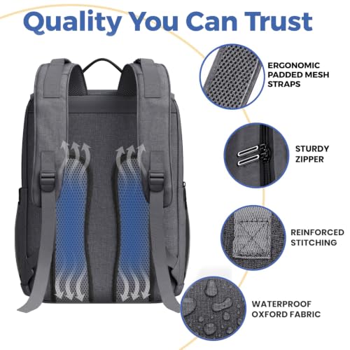 Interior view of Pillani diaper bag organization