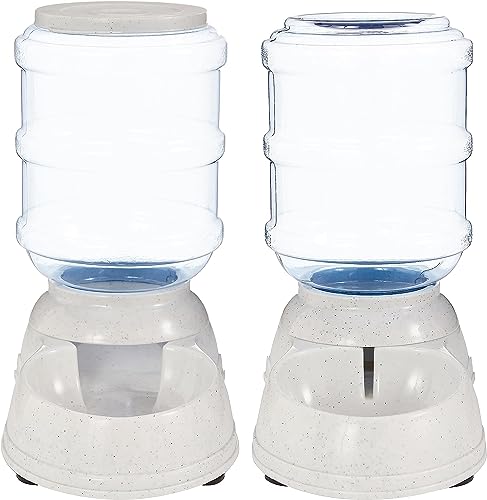 Side view of gravity feeder