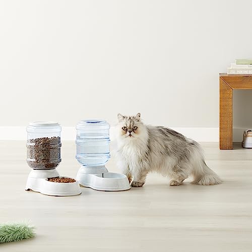 Two-piece pet dispenser set