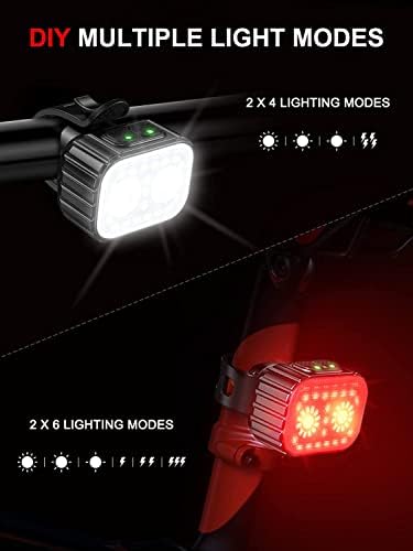 Close up of Cuvccn LED bike light controls