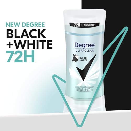 Close up of Degree 2.6 oz antiperspirant stick label