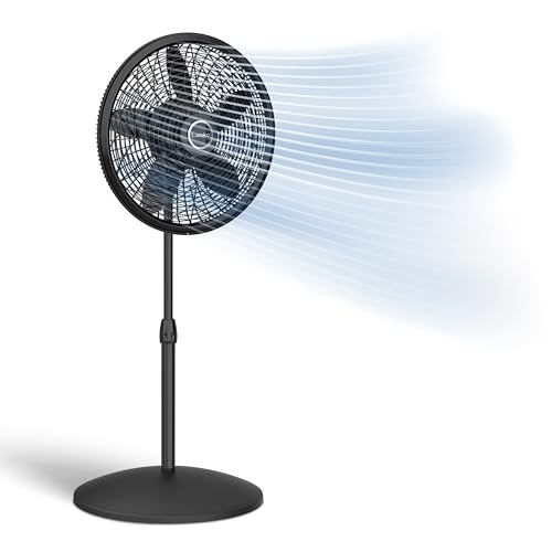 Lasko 18-inch pedestal fan black