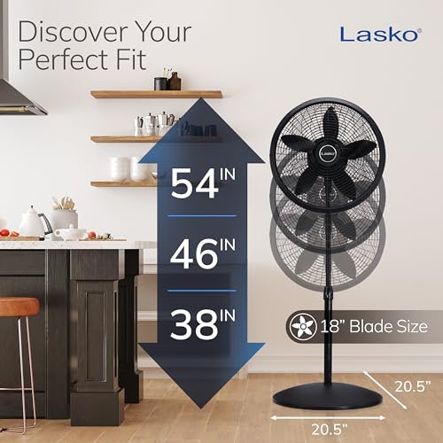 Lasko pedestal fan oscillating action