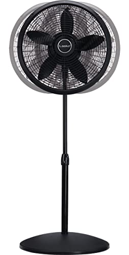 Lasko 18-inch fan in living room