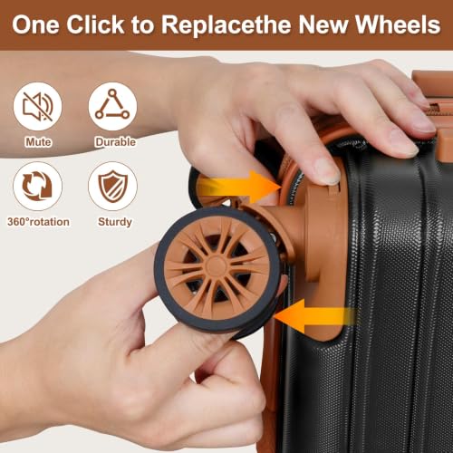 Integrated TSA lock on Romswi suitcase