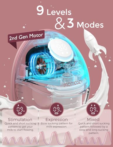 Momcozy M6 wearable pump components
