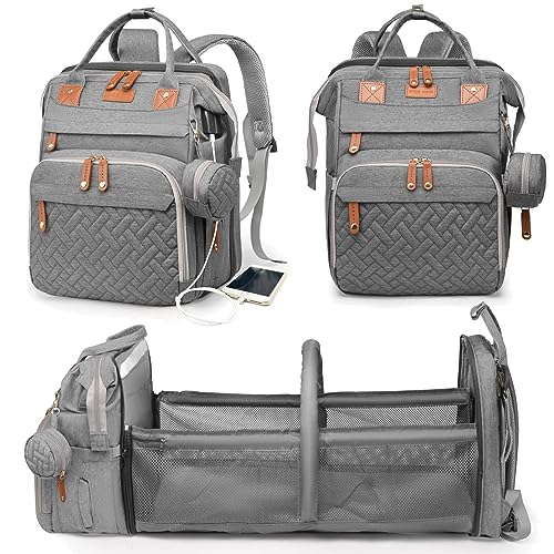 Astro alan Baby Diaper Bag with Changing Station folded
