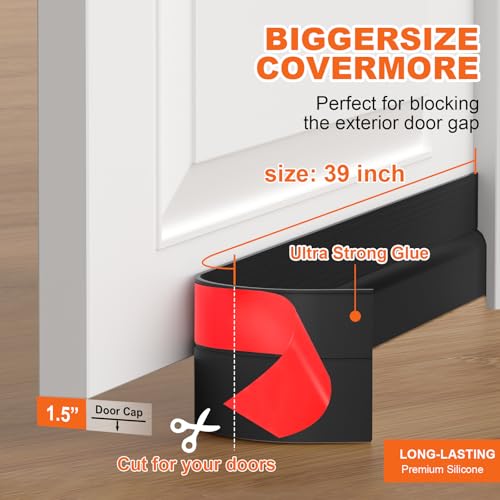 Adhesive side of OXRQ door sweep