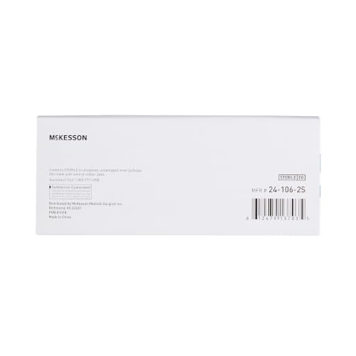 Side view of McKesson medical applicator packaging
