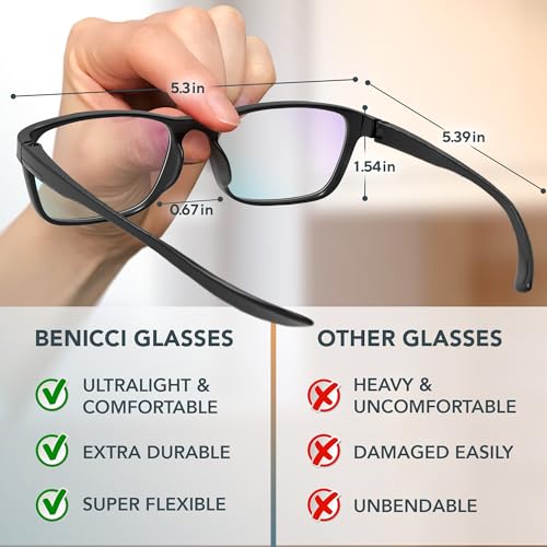 Close up of Benicci frame material