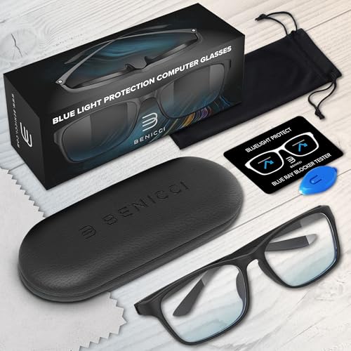 Benicci glasses inside the included case