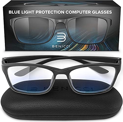 Benicci glasses resting on a desk