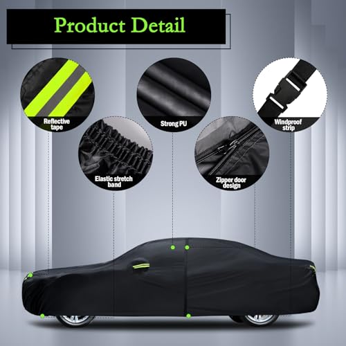 Driver side zipper feature on Mgv2367 car cover
