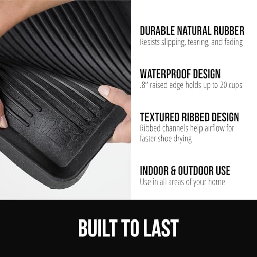 Close up of GORILLA GRIP mat ribbed texture