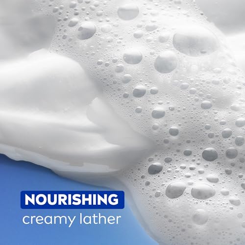 Back of NIVEA 20 FL OZ bottle with ingredients
