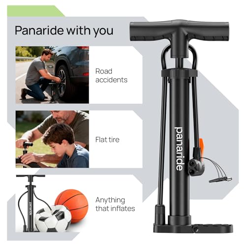 Panaride H-2 floor pump dual valve head